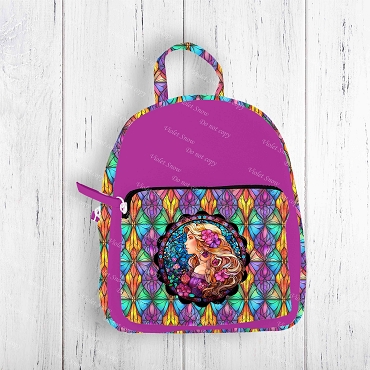 Stained Glass Long Hair Princess Bag Rapport